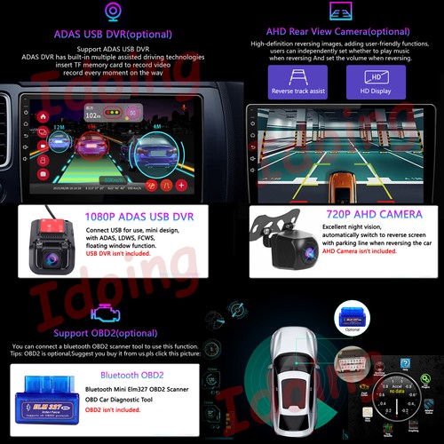 For Hyundai Elantra 2014-2016 Android 12 Car Radio Stereo GPS WIFI Apple Carplay - Picture 17 of 22
