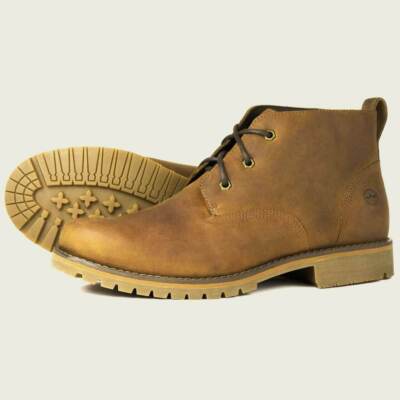 Orca Bay York Herren Chelsea Boots Leder Schnürer, Sand Größen EU 41 - 46