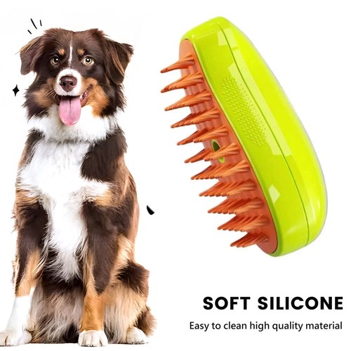 3 In 1 Cat Steam Brush Steamy Dog Brush Electric Massage Spray Cat Hair Brush - Picture 9 of 11