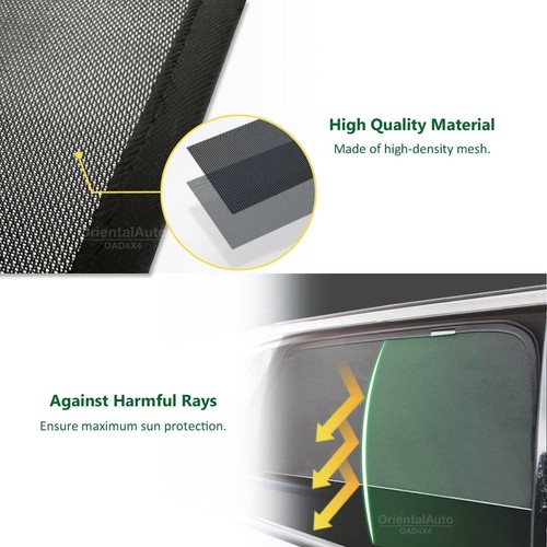 6PCS Magnetic Window Sun Shade Mesh Cover for Land Rover Discovery 3 4 2004-2016 - Picture 3 of 6