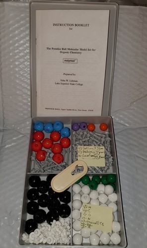 Química Orgánica, Conjunto de Modelo Molecular ~ Prentice Hall, con + y - Gran Juego de Complementos - Imagen 3 de 4
