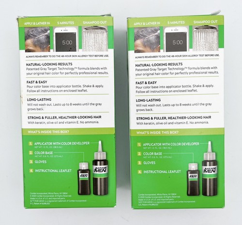2 Pack Just For Men Original Formula Hair Color, Dark Blond Lightest Brown H-15 - Picture 3 of 7