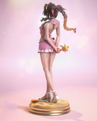 Aerith FFVII Fan Art Skulpturen komplett bemalt SFW & NSFW auf Bestellung - Bild 21 von 23