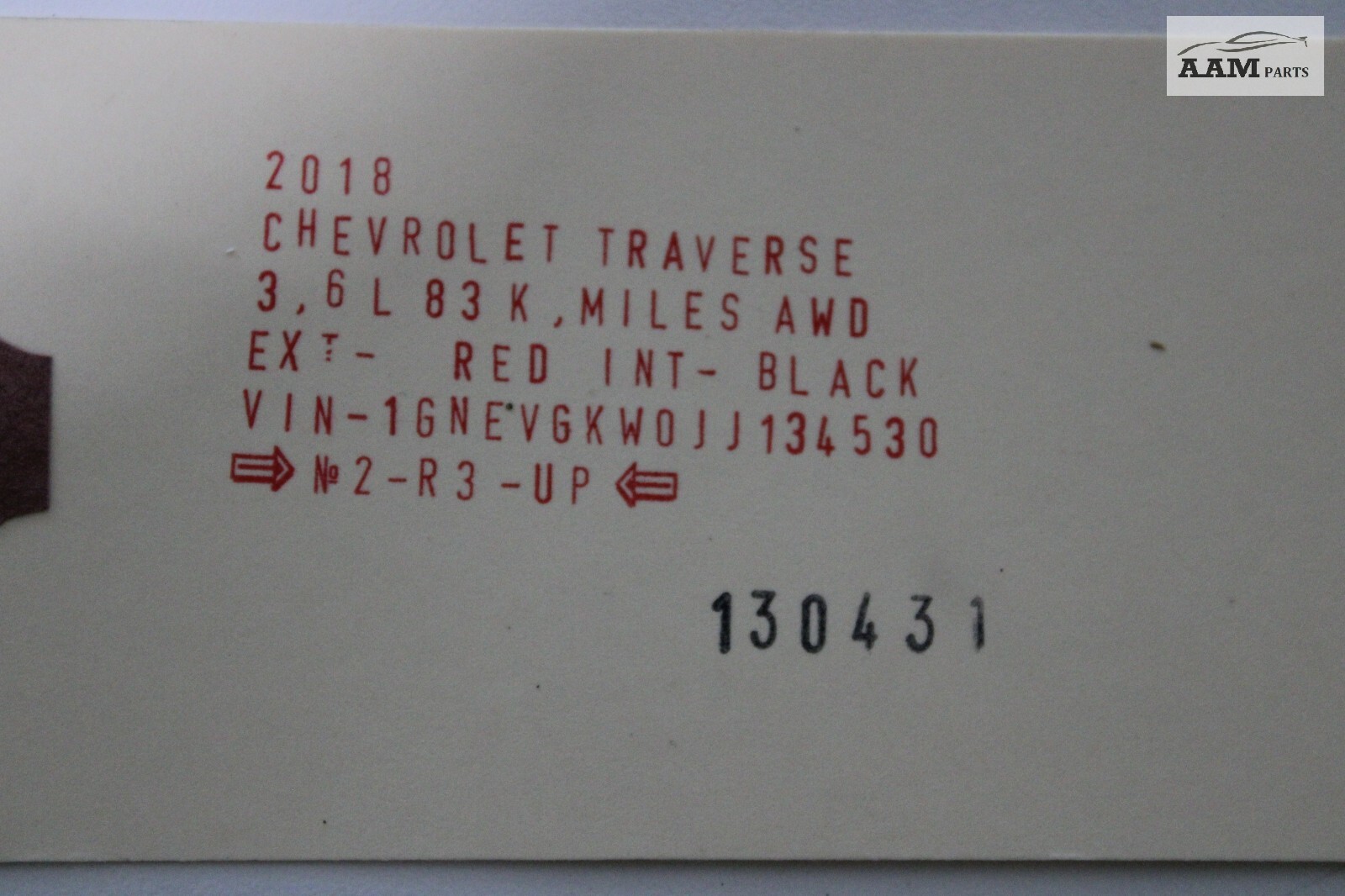 20182021 CHEVY TRAVERSE WINDSHIELD WIPER COWL GRILL VENT COVER PANEL