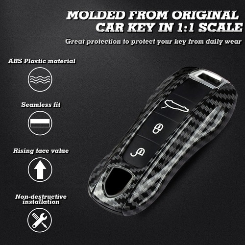 Remote Key Holder Case Cover Accessories For Porsche Cayman Macan Cayenne 911 - Bild 3 von 24