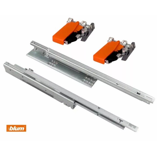 5 Pairs Blum Tandem Soft Close Drawer Runners 550h400 400mm Bn
