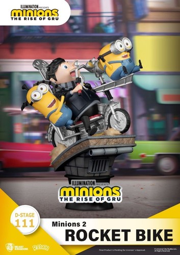 BEAST KINGDOM Diorama Stage DS-111 Minions Raketenfahrrad - nicht maßstabsgetreu (US auf Lager) - Bild 5 von 12