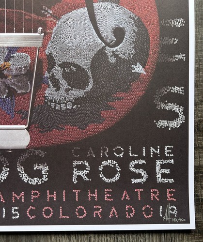 SHAKEY GRAVES / DR DOG 2019 Red Rocks - Colorado 18x24 Concert Poster #’d /350 - Picture 3 of 5
