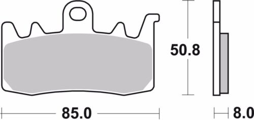 Brembo Sintered Road Brake Pads 07BB38SA 2 Pairs BMW F800R F900XR S1000XR R1200G - Picture 3 of 3