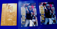 1993 ACTION PACKED Qb CLUB 24 KT GOLD TROY AIKMAN/ BLANK BACK  SQUARE PROO+F