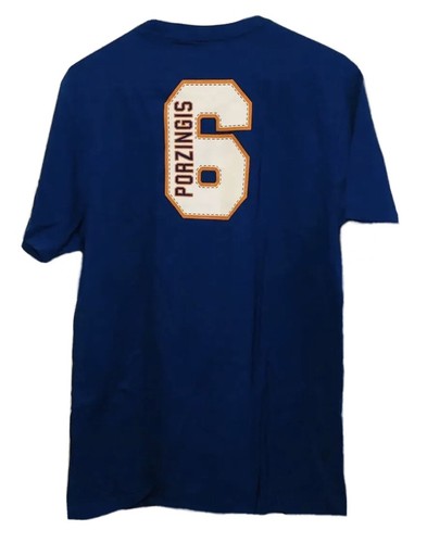 Camiseta grande azul para hombre New York Knicks 47 marca Porzingis NBA 100 % algodón nueva con etiquetas - Imagen 2 de 2