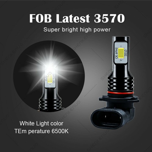 For Jeep Commander 2006-2009 2010 6000K 6x LED Headlight + Fog Light Bulbs Combo - Picture 8 of 12