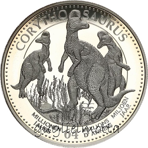 DINOSAURI ANIMALI PREISTORICI SERIE économies 24 MEDAGLIE PROOF
