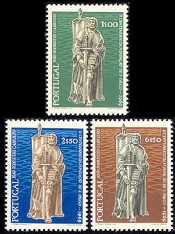 SELLOS PORTUGAL 1969 1060/62 3v. SAN DIEGO - Imagen 1 de 1