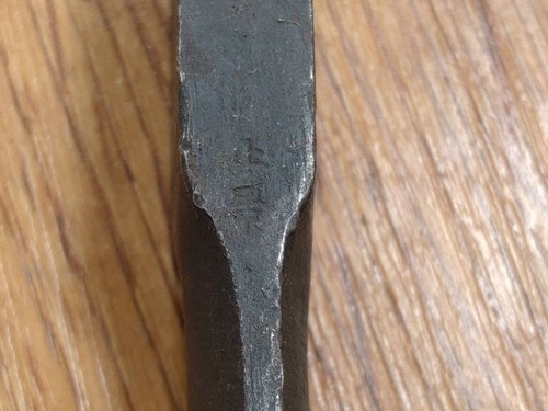 Cincel japonés vintage tataki Nomi Japón firmado antiguo 17.15.15.12.9.8 mm HH696 - Imagen 14 de 18