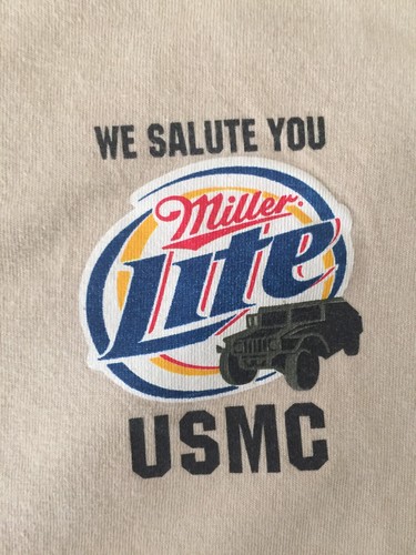 Miller Light USMC WE SALUTE YOU San Diego Padres Experience It  Hummer T-shirt L - Bild 4 von 7