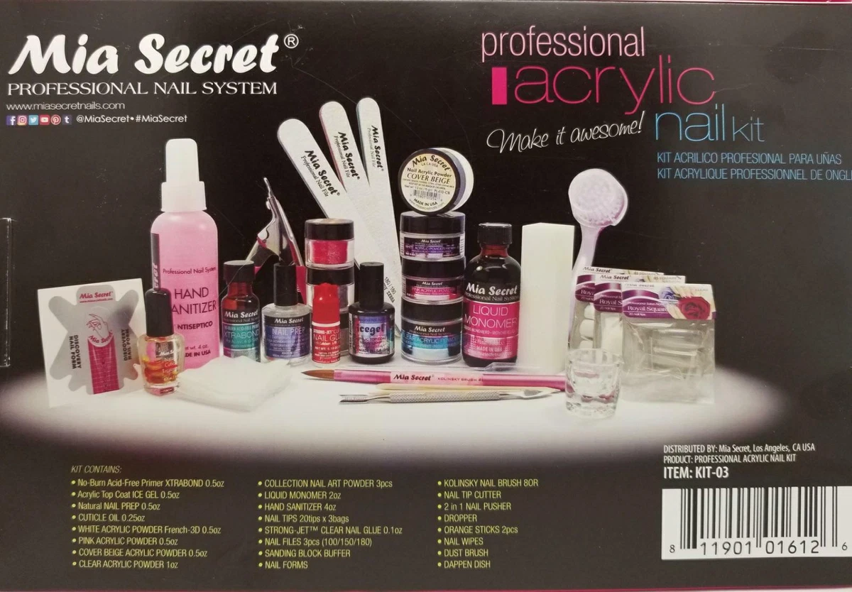 Mia secret professional cheap acrylic nail kit