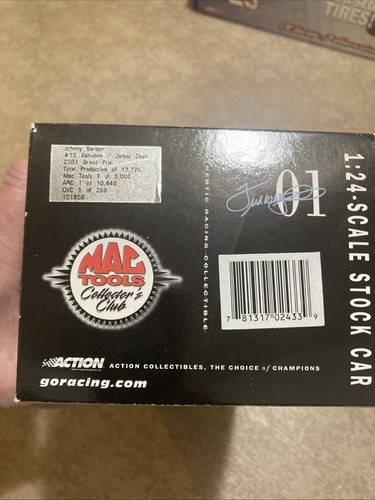 Action MacTools Diecast Race Car NASCAR Collectors Club Benson James Dean #10 - Picture 7 of 10