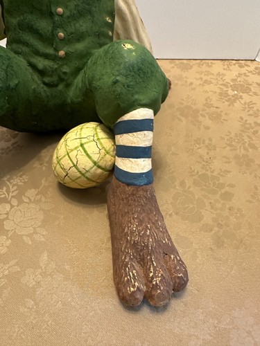 SELTENE Bethany Lowe Rembrandt Osterhase Crackled/Distressed Figur LESEN - Bild 5 von 20