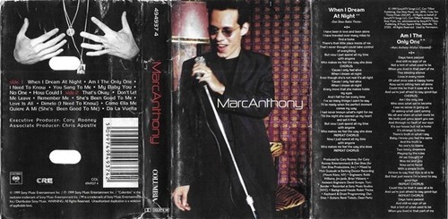 Marc Anthony – Marc Anthony, Original Cassette, Europe Version - Picture 5 of 5