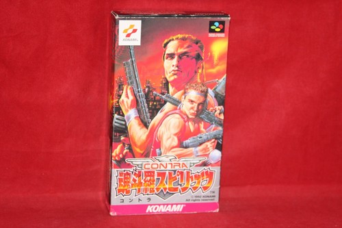 Contra Spirits (Super Famicom, SFC, 1992) Authentic Game Cartridge, CIB Complete - Picture 4 of 10