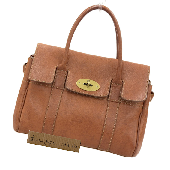 Mulberry Bayswater Classic Legacy Leather Handbag Brown 277787 H21 W25.5cm D10cm Mulberry Bayswater Classic Legacy Leather Handbag Brown 277787 H21 W25.5cm D10cm