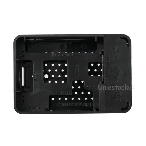 Enclosure Schutz Gehäuse Case Cover für Raspberry Pi 2 Model B/ B+ /Pi 3 schwarz - Bild 8 von 10