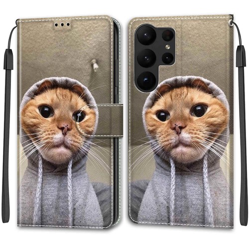 For Samsung S23 Ultra S22 S21 S20 FE S10 Magnetic Leather Pattern Wallet Case - Picture 16 of 32