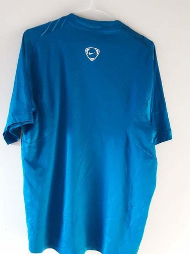 Nike Shirt Jersey 90 Mens Size Large Blue Quick dry Short Sleeve Sports - Bild 7 von 16
