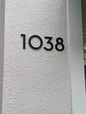 12 inch Contemporary House Numbers Letters