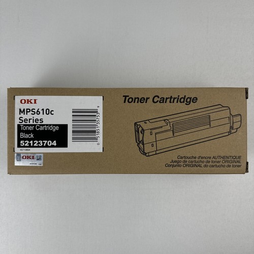 Okidata Toner 52123704 Schwarz für Okidata MPS-610c | Original Brandneu