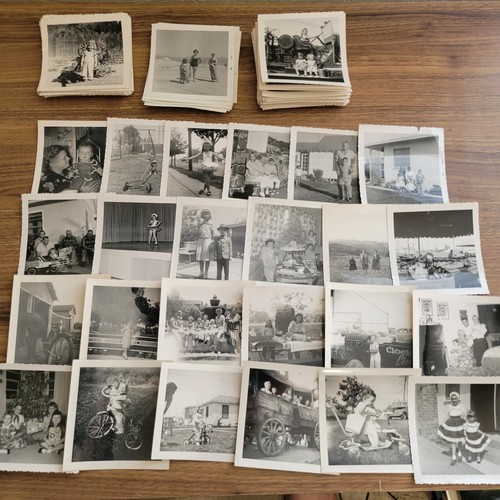 Lot 150+ Polaroid Photos Family Cars Toys Children Candids Black & White - Picture 2 of 4