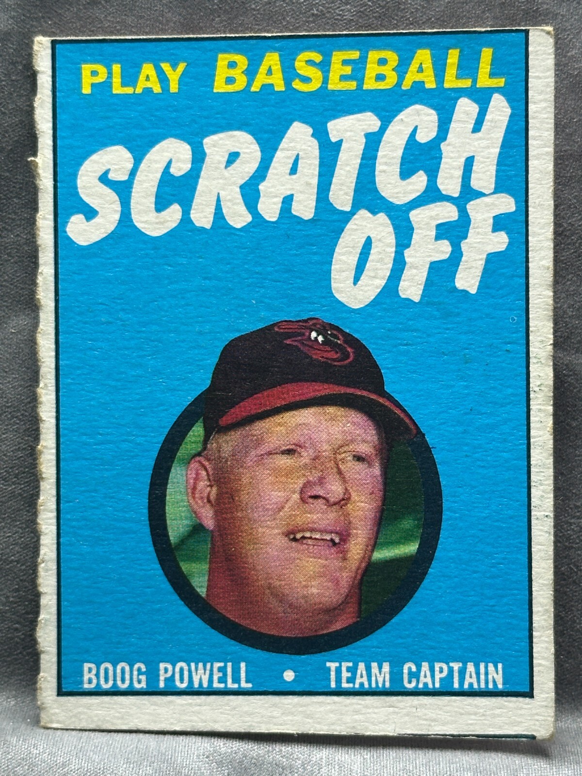 1971 Topps Scratch-Offs (RED) Boog Powell