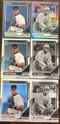 2024 DONRUSS Chicago White Sox Statue Of Liberty, Optic, Base Set 6 Cards Thomas - Picture 2 of 4