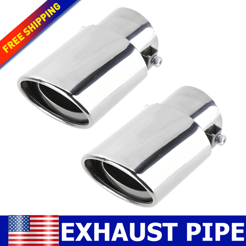 Punta silenciadora trasera tubo de escape trasero de acero inoxidable para coche Lexus IS250 2006-2015 2 PIEZAS - Imagen 1 de 12