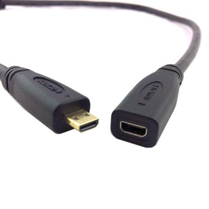 HDMI-1-4-D-type-Micro-HDMI-Male-to-Micro-HDMI-Female-M-to-F-Extension-Cable-30cm
