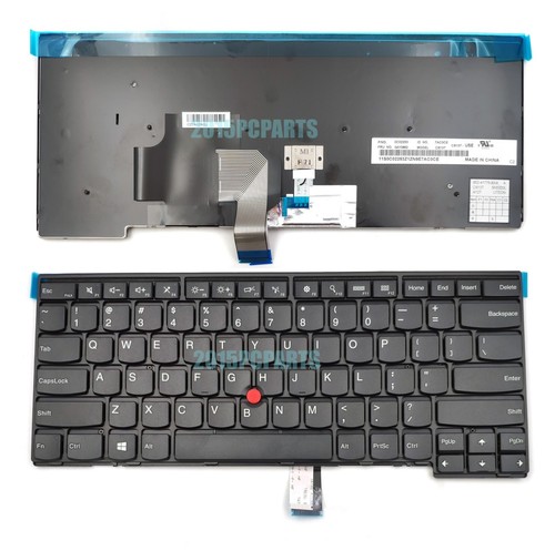 New Original Lenovo ThinkPad L440 20AS 20AT L450 20DS 20DT Keyboard US 0C02253 - Afbeelding 1 van 3