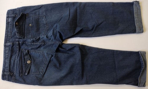 Blue Jeans pants Girls / Women SALT Cowgirl Capri Style Workwear Size 8 X 20 L - Picture 4 of 8