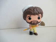 POP Television Bob Ross with Paintbrush Vinyl Figure #559 Overalls