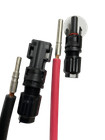 Pair Black+Red wires, Solar Panel wire 8 AWG with 2 Connectors,PT, UL listed