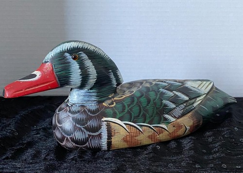 Pico corazón pato pintado vintage - Imagen 1 de 10