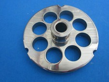  32 x 3/4" holes w/ HUB STAINLESS Meat Grinder Plate Hobart Weston LEM Cabelas