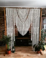 Beautiful Macrame Wedding Backdrop, Macrame Wedding Arch Arbor, Macrame Wall