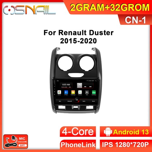 Radio de coche Android GPS DSP para Renault Duster estéreo multimedia navegación reproductor de video - Imagen 25 de 28