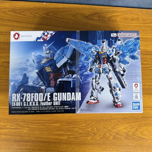 EXPO2025 GUNDAM NEXT FUTURE PAVILION RX-78F00/E EX-001 Glass Feather 1/144 NEW - 第 1/5 張圖片