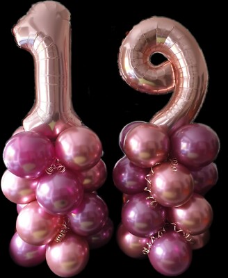Zum Selbermachen 4-5 Fuß Doppelfigur Ballonsäule jedes Alter 0-9 26 Zoll jede Farbe h 18 21 40 50