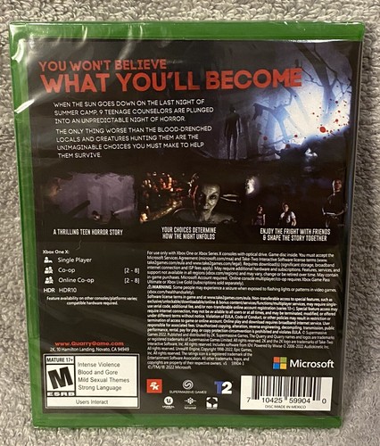 The Quarry (Microsoft Xbox One, 2022) **NEW and SEALED** - Picture 2 of 3