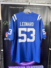 Authentic Nike Indianapolis Colts #53 Shaquille Leonard NFL Football Jersey