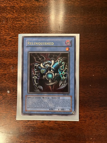 Yu-Gi-Oh! TCG Relinquished Pegasus SDP-001 Unlimited Ultra Rare NM