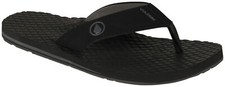 Volcom Eco Recliner Sandal - Black Grey - New